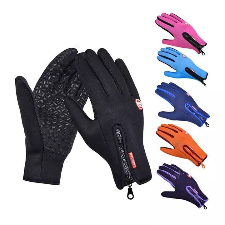 Winter Gloves Touch Screen Waterproof With Fleece