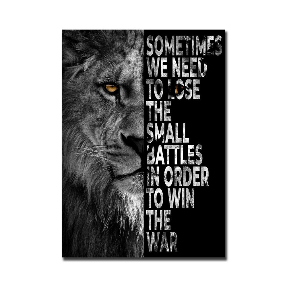 Black And White Lion Lyrics Painting Painting Core art