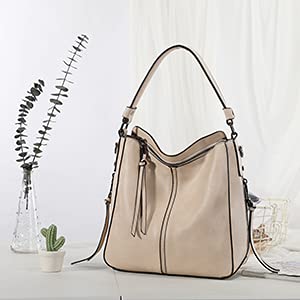 Handbags for Women Large Designer Ladies Hobo bag Bucket Purse Faux Leather