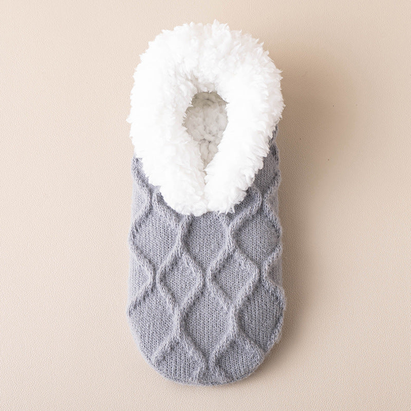 Winter Warm Short Cotton Slipper Socks Unisex non-slip