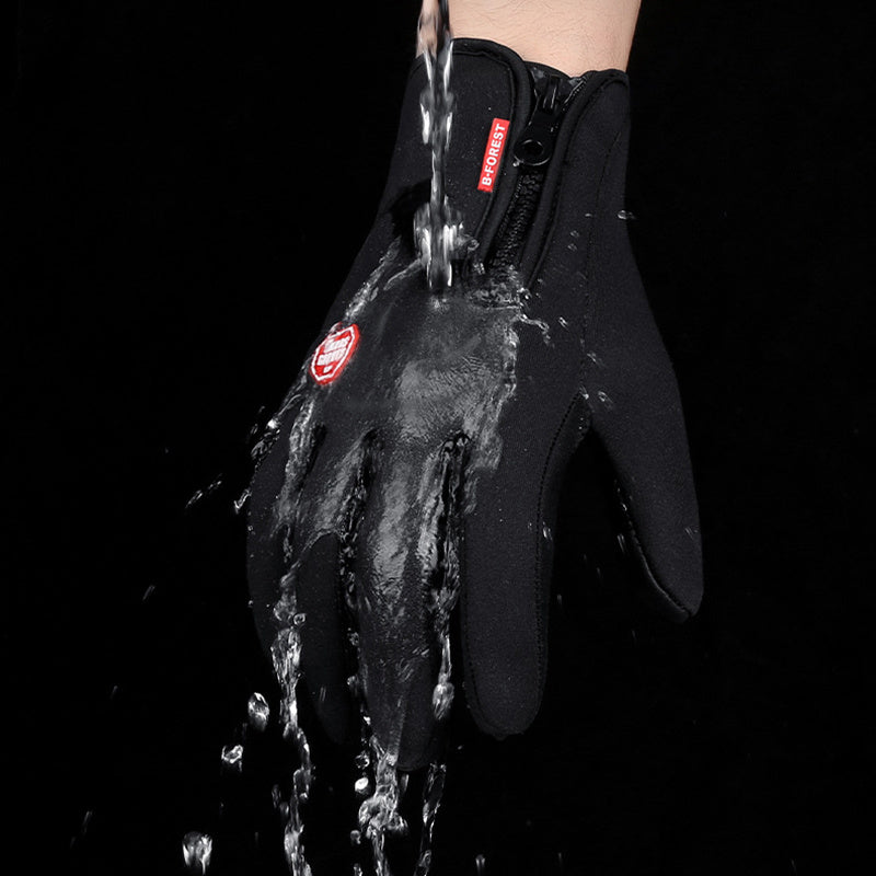 Winter Gloves Touch Screen Waterproof With Fleece