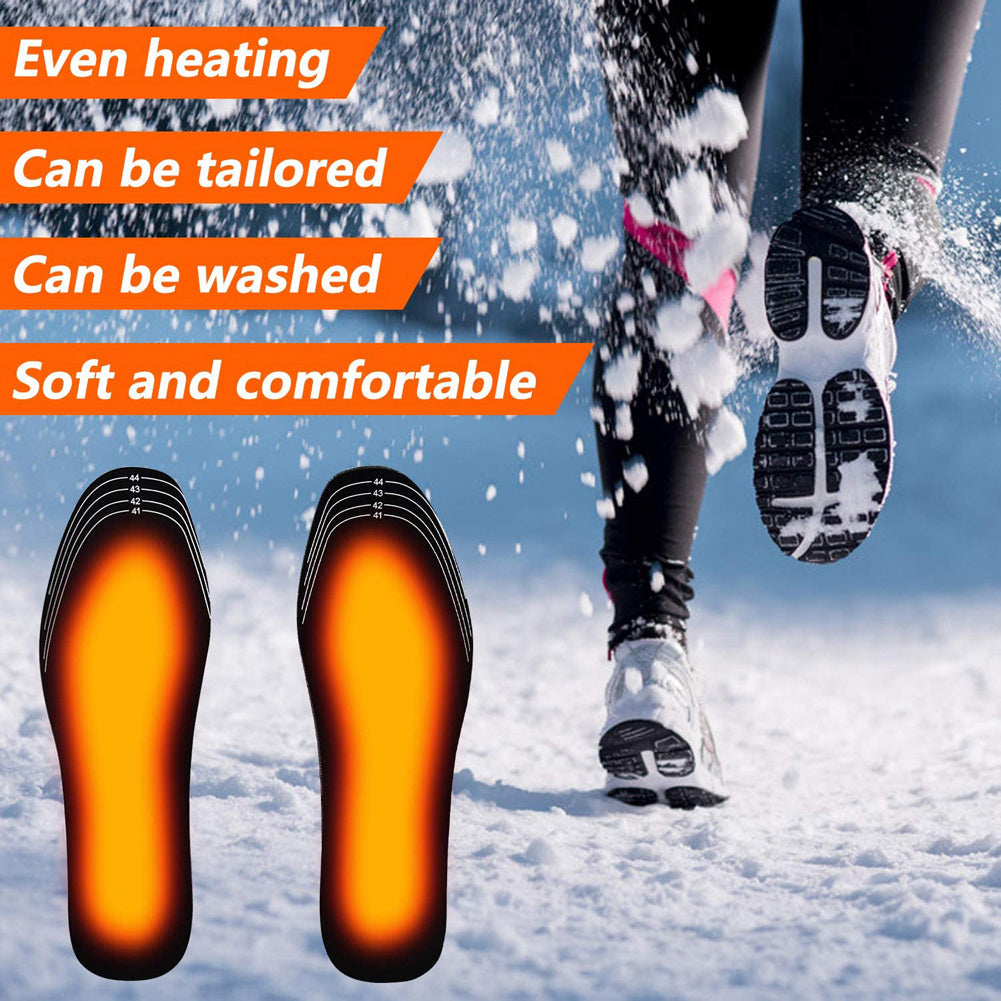 USB Heated Shoes Insoles Can Be Cut