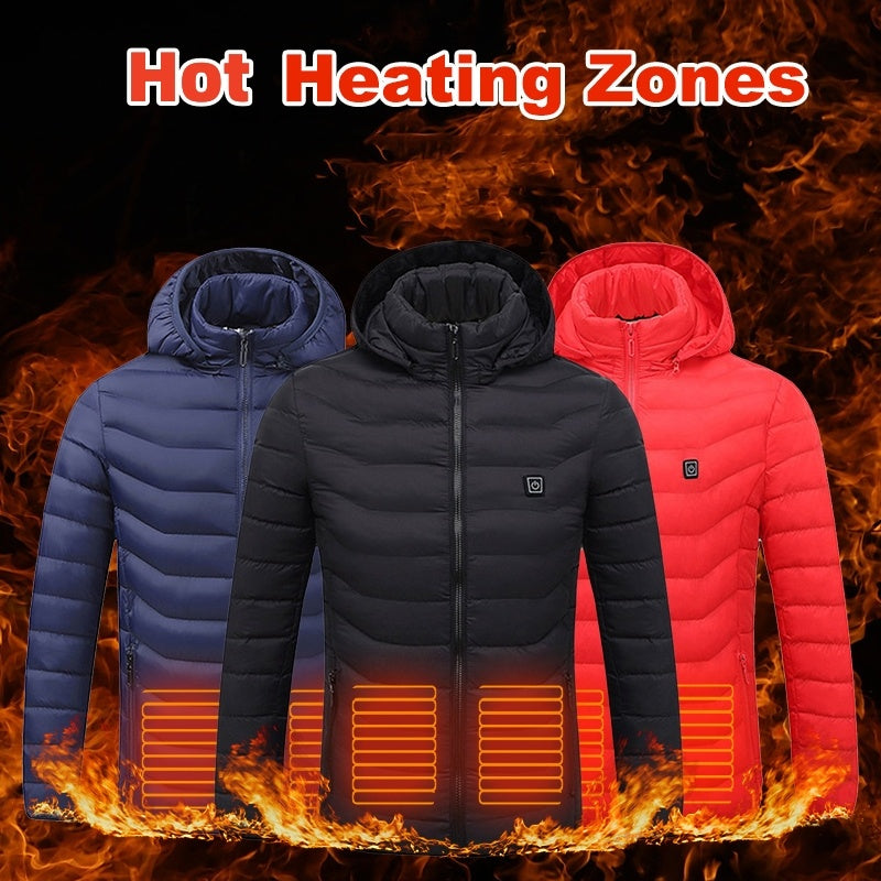 New Heated Jacket Coat USB