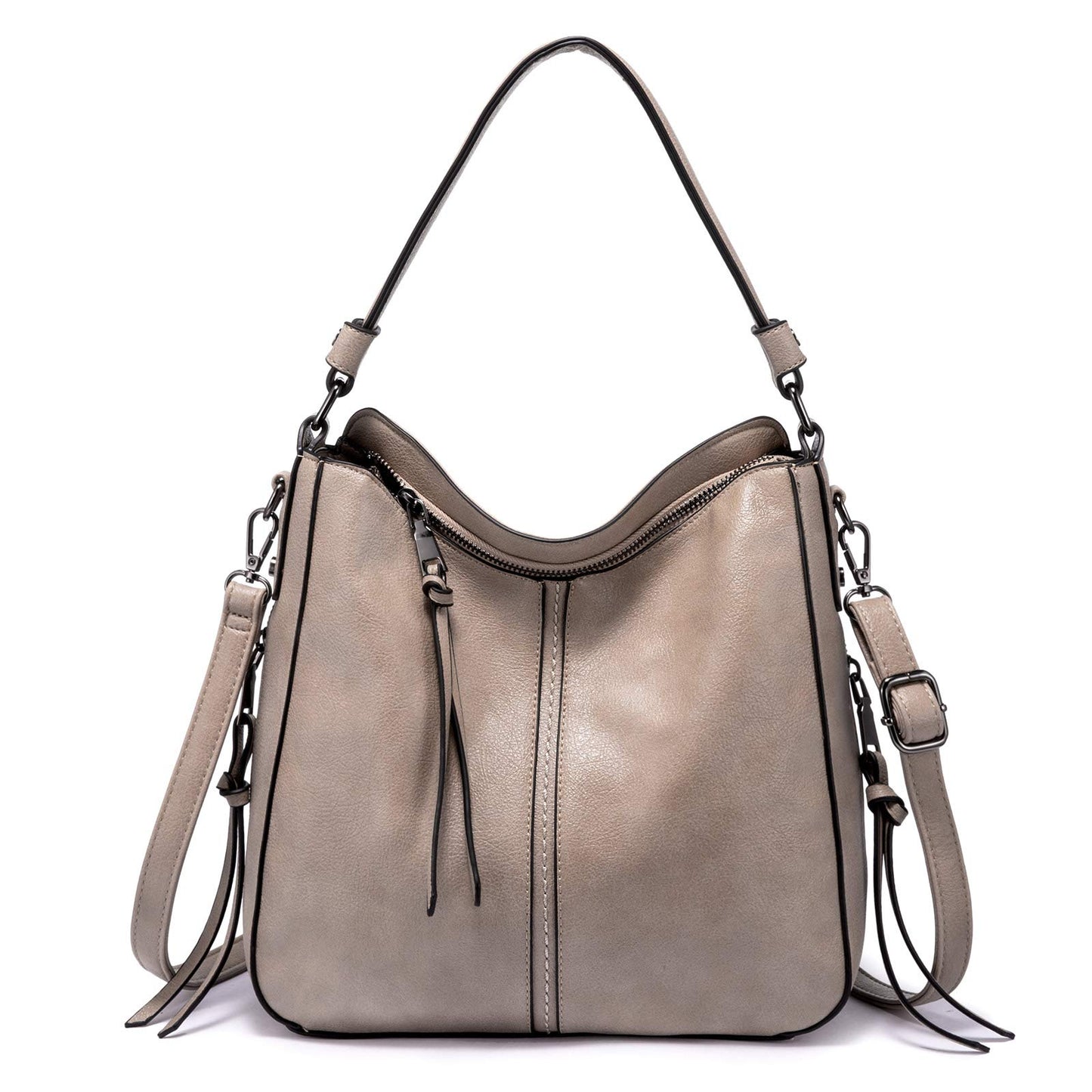 Handbags for Women Large Designer Ladies Hobo bag Bucket Purse Faux Leather