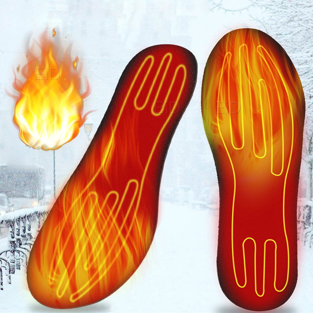 USB Heated Shoes Insoles Can Be Cut