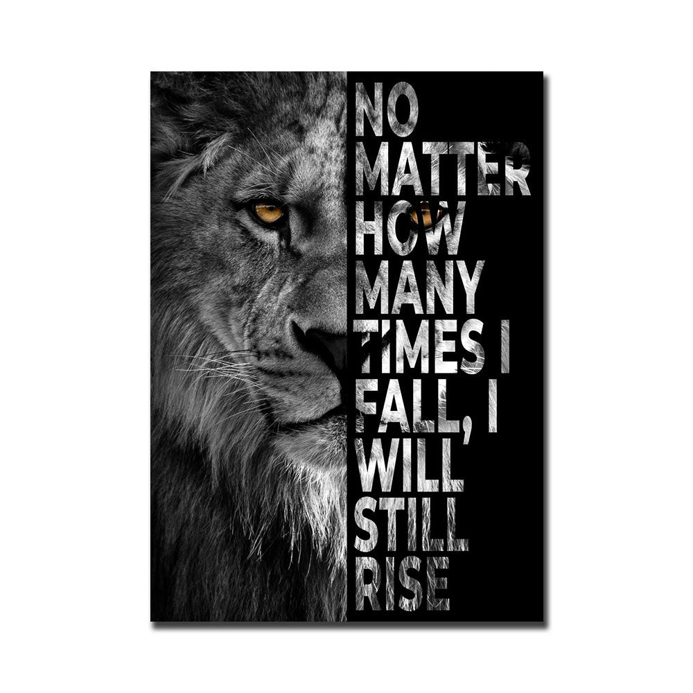 Black And White Lion Lyrics Painting Painting Core art