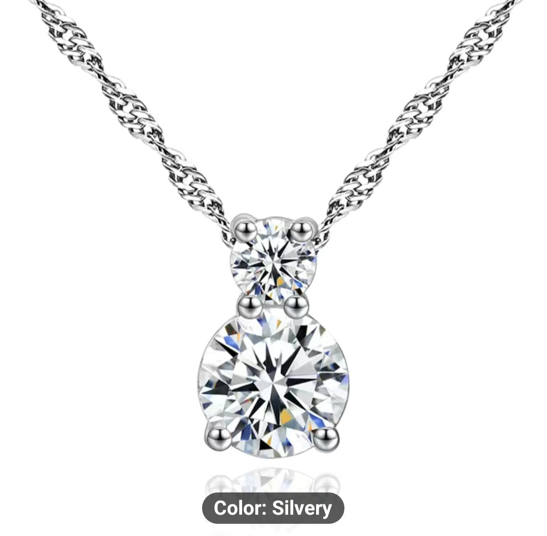 Zircon Pendant Necklace