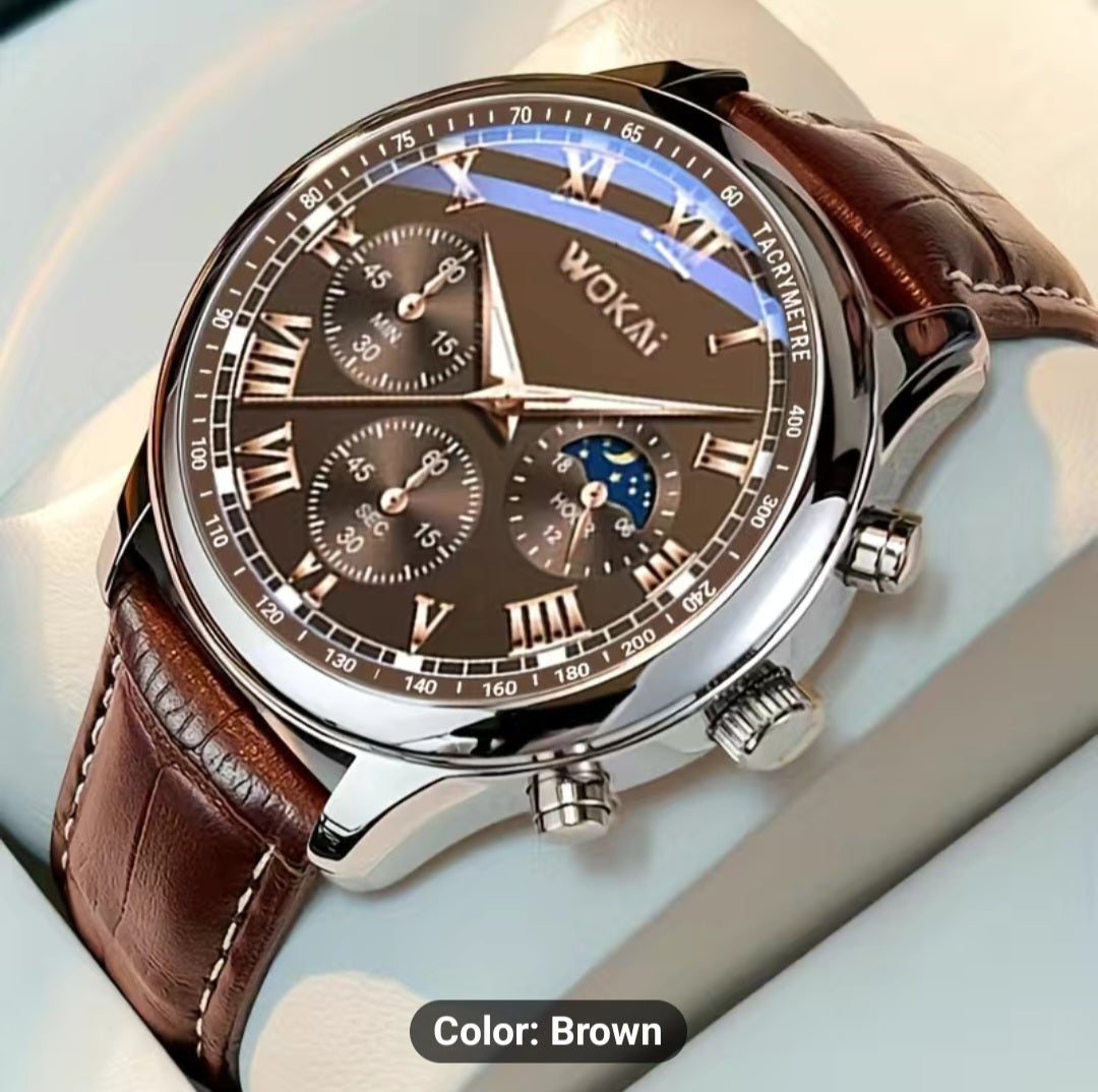 Men's Brown Business Watch