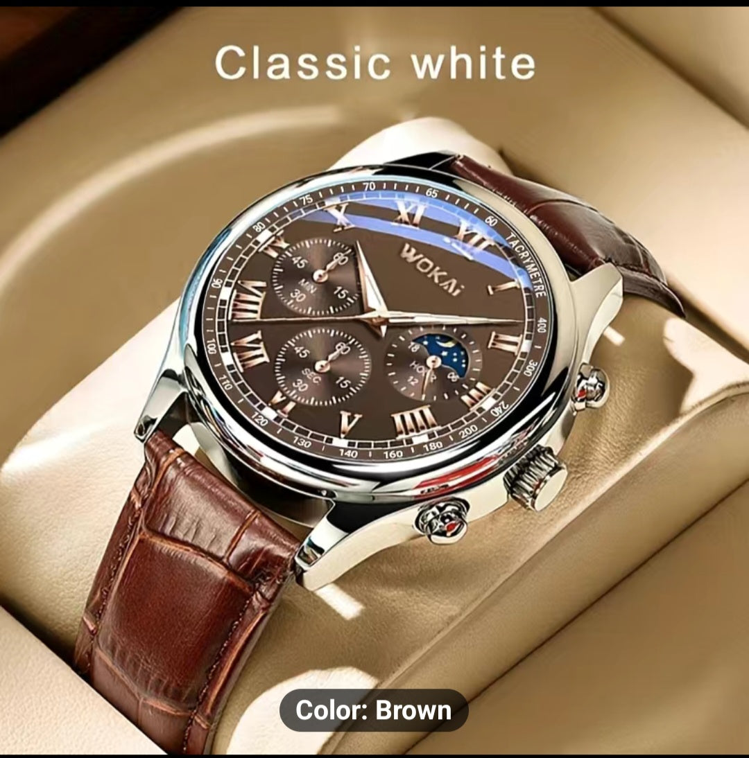 Men's Brown Business Watch