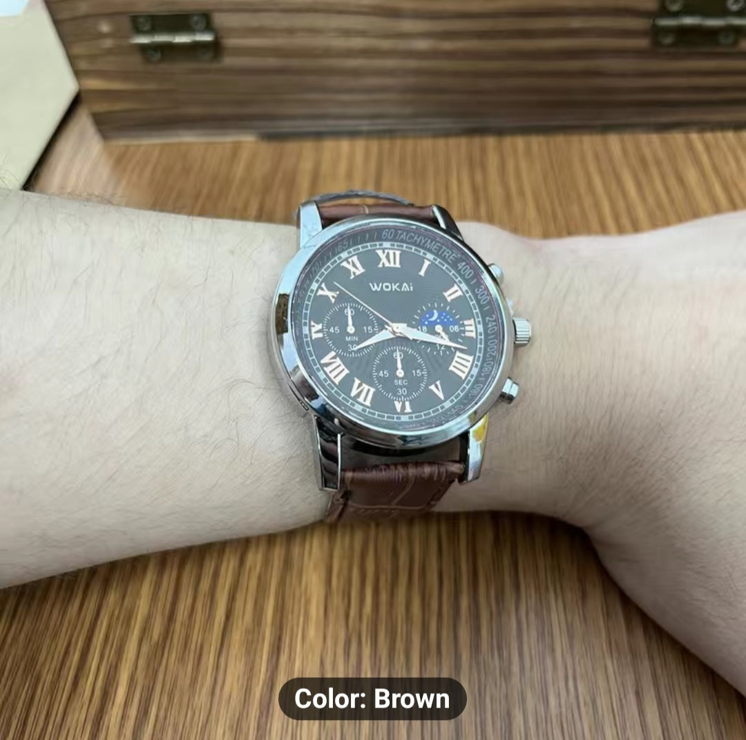 Men's Brown Business Watch