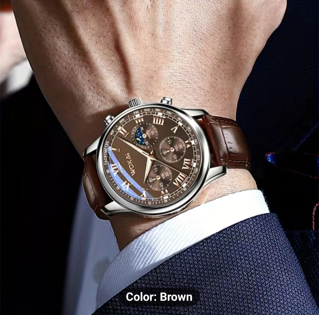 Men's Brown Business Watch