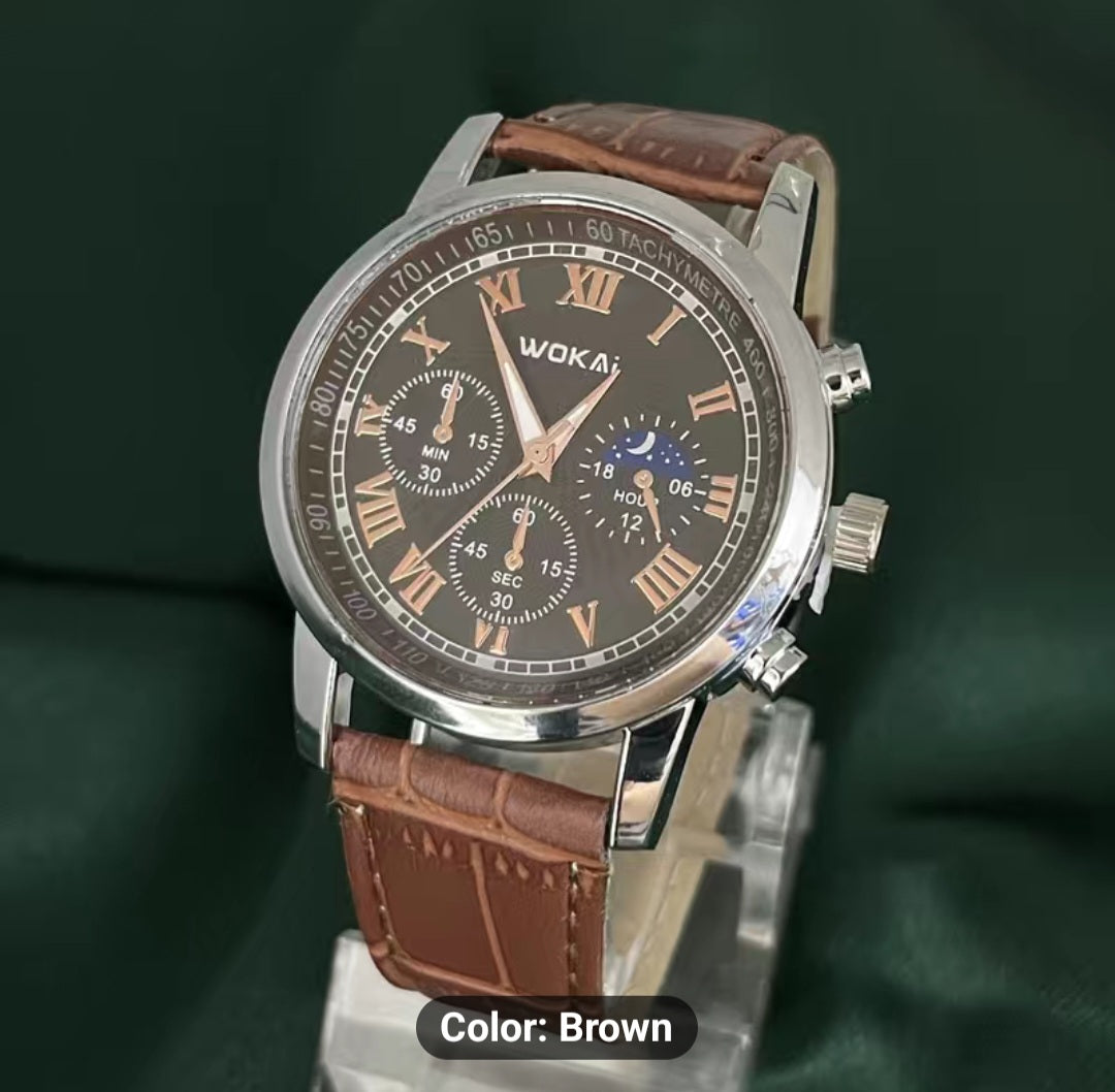 Men's Brown Business Watch