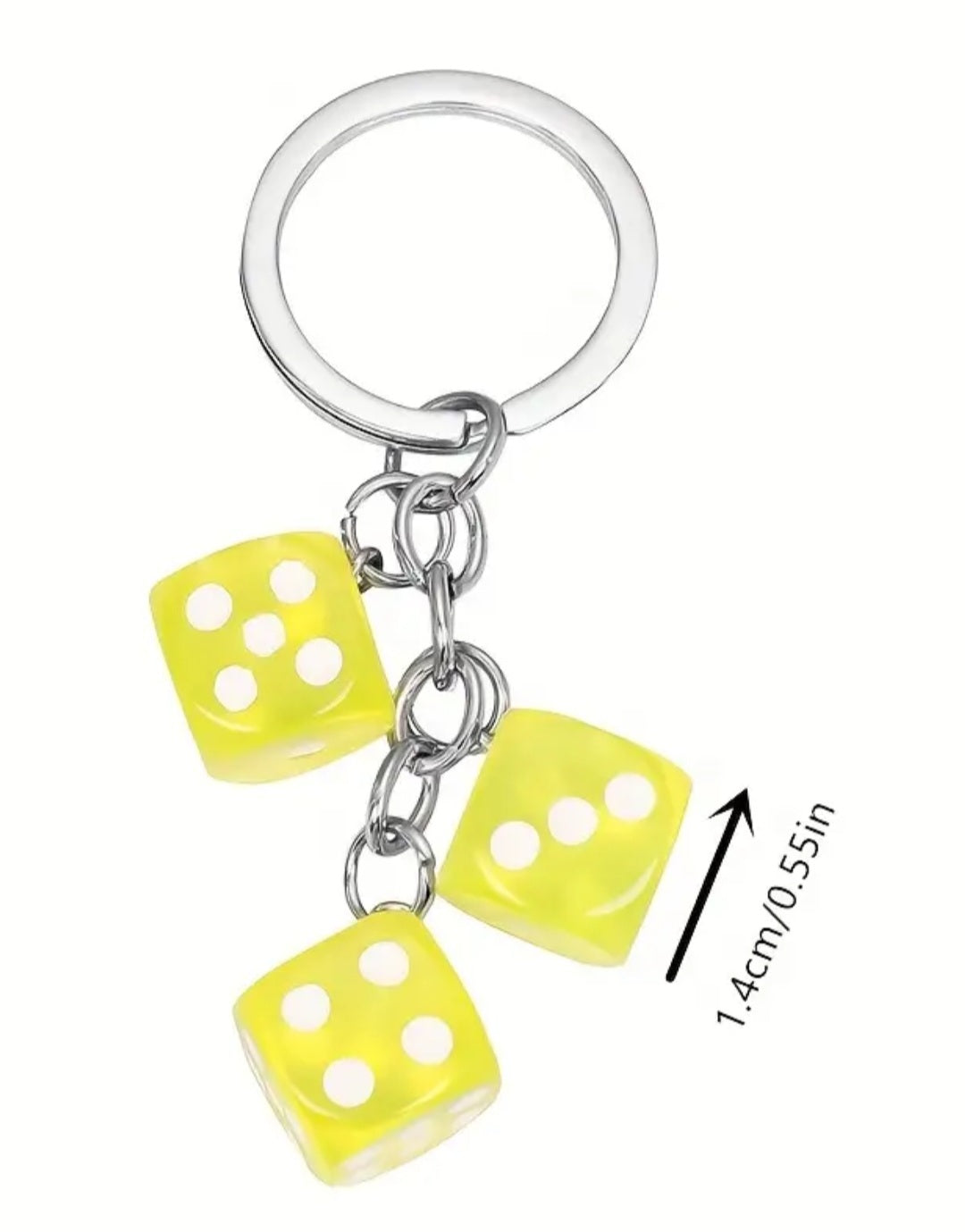 Keychain Dice Charm