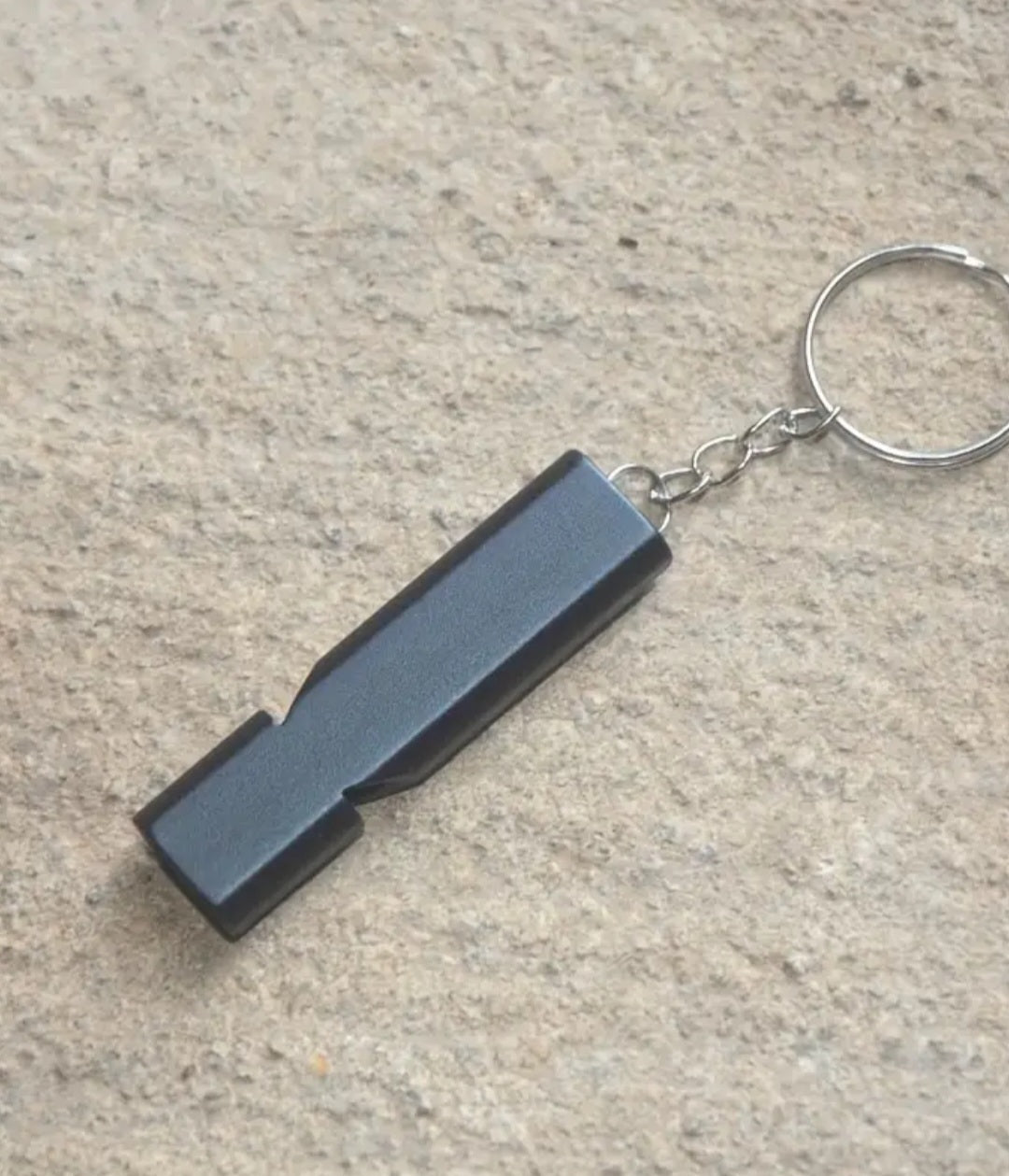 Survival Whistle Black