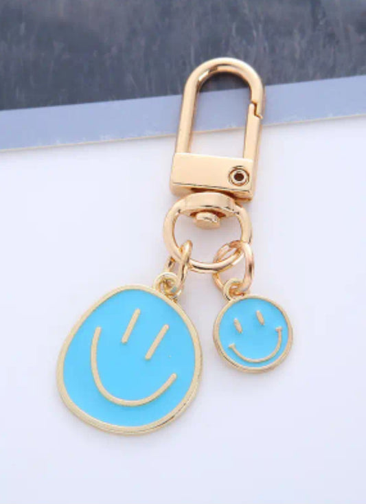 Blue Smiling Face Pendant