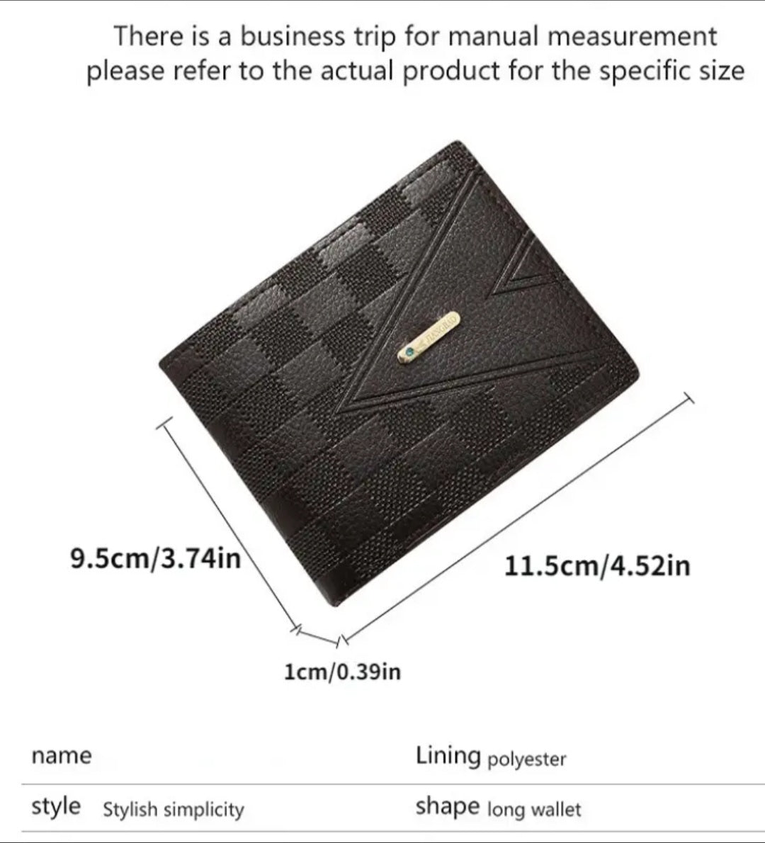 Men's Business Short Wallet