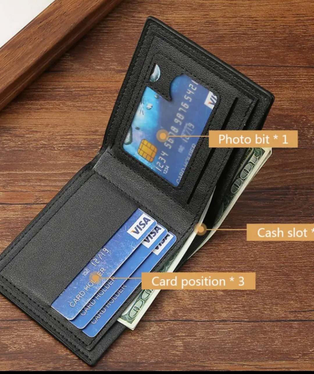 Men's Business Short Wallet