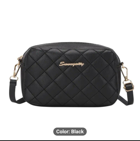 Argyle Quilted Crossbody Bag