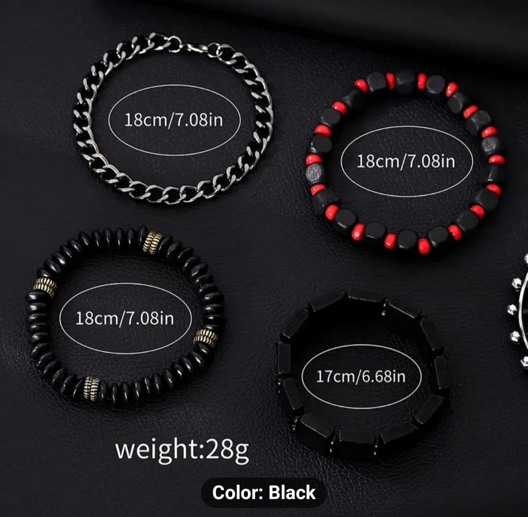 Mens 5pcs Watch Set