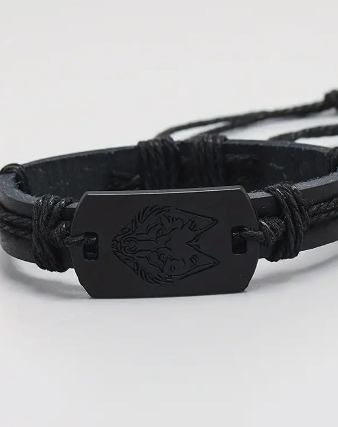 Men's Wolf Head Bracelet