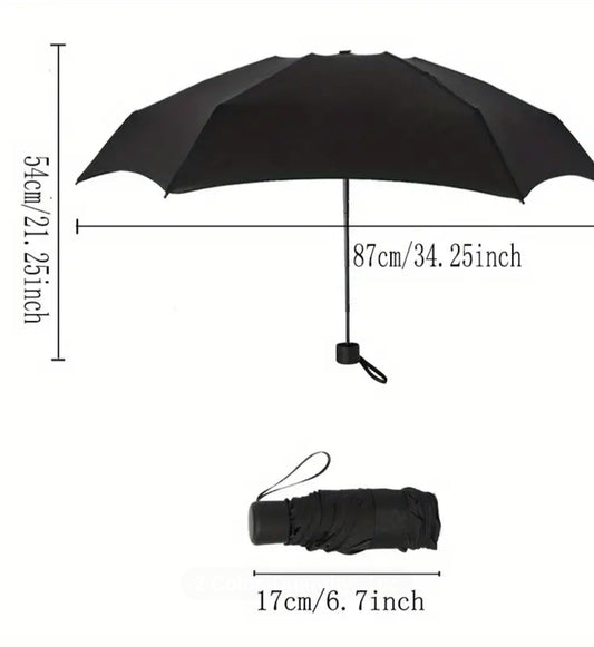 Small Folding Rain Umbrella