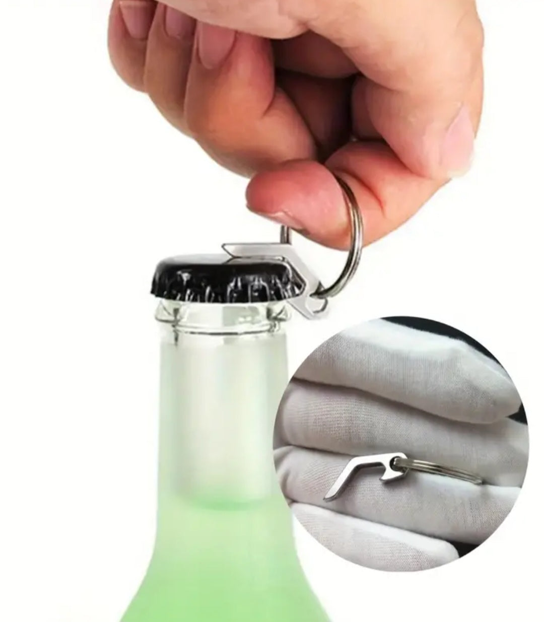 Mini Steel Bottle Opener