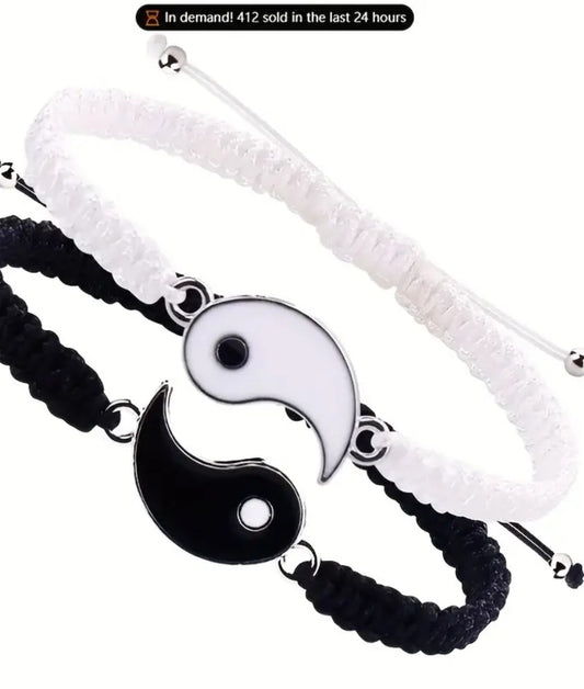 2PCS:  Yin-Yang Bracelet