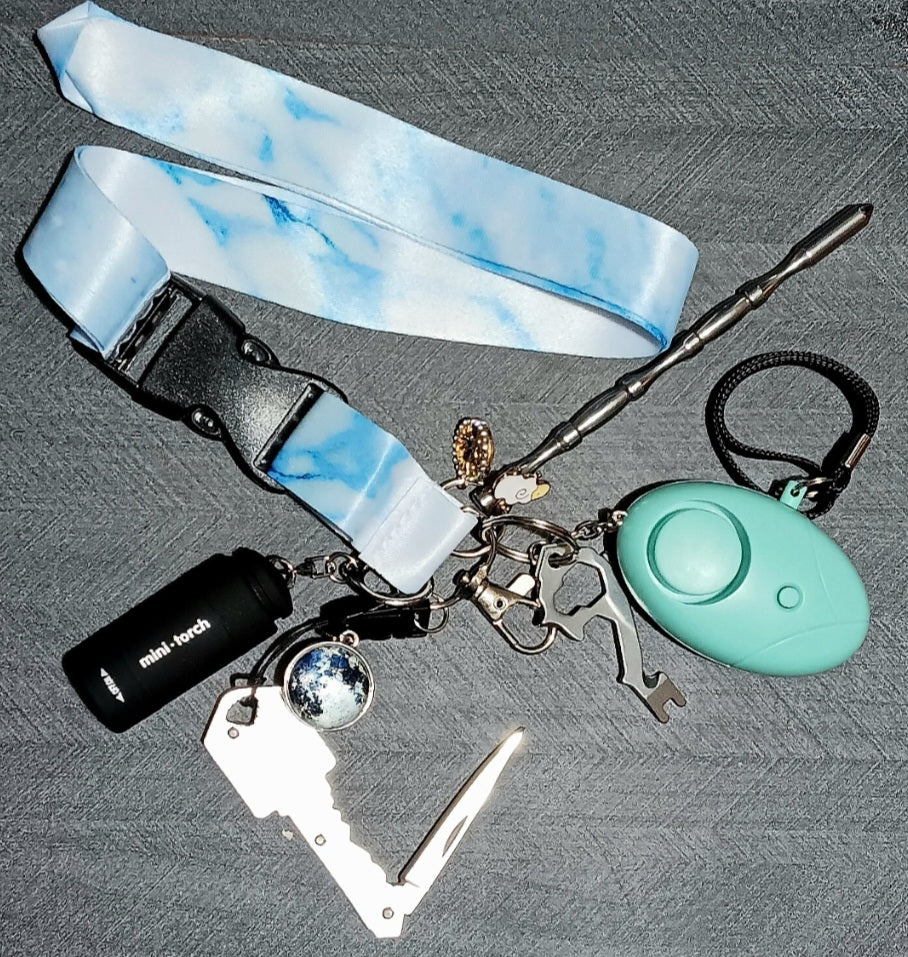 Women's Multi-item Safety Keychain