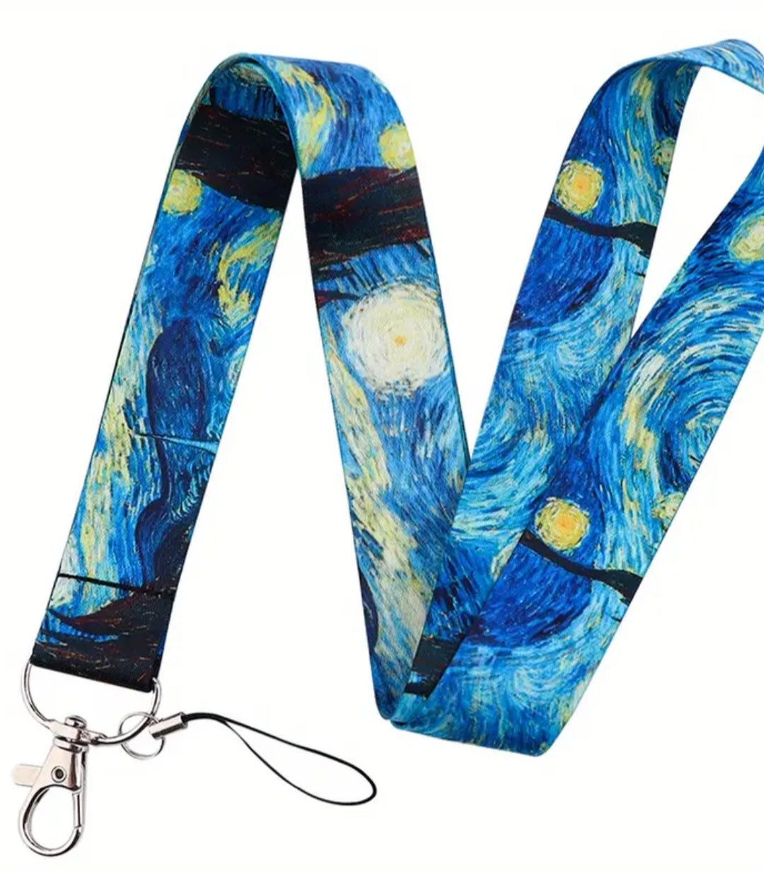 Van Gogh style Lanyard