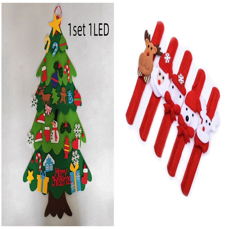 DIY Felt Christmas Tree New Year Toddler Kids Handmade