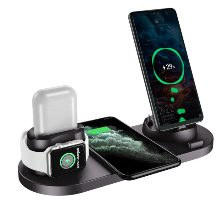 6 In 1 Charging Dock Station fast charging, wireless charging