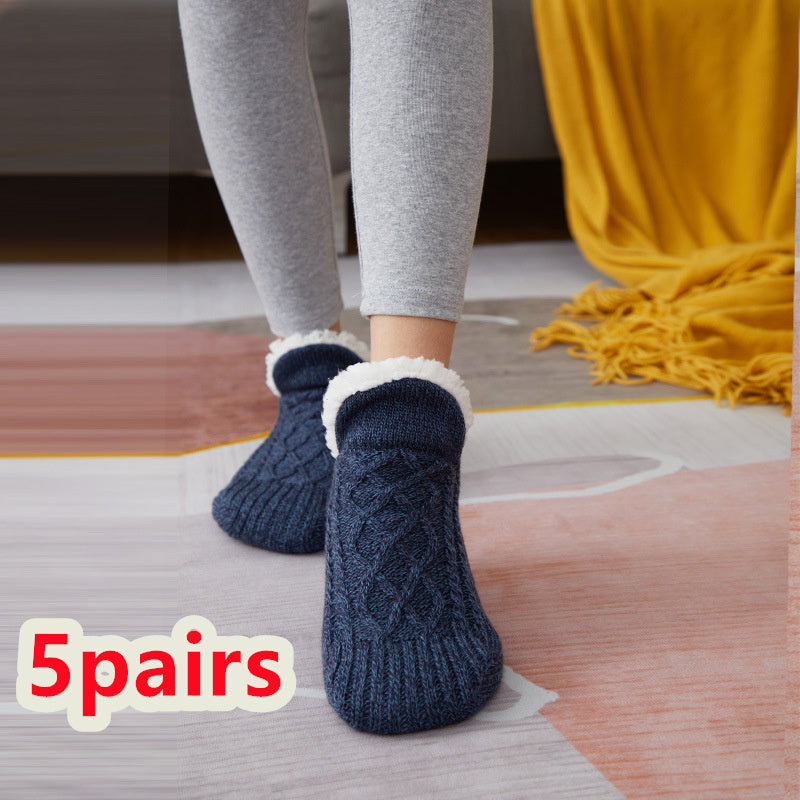 Winter thick Woolen Socks Warm home Non-slip