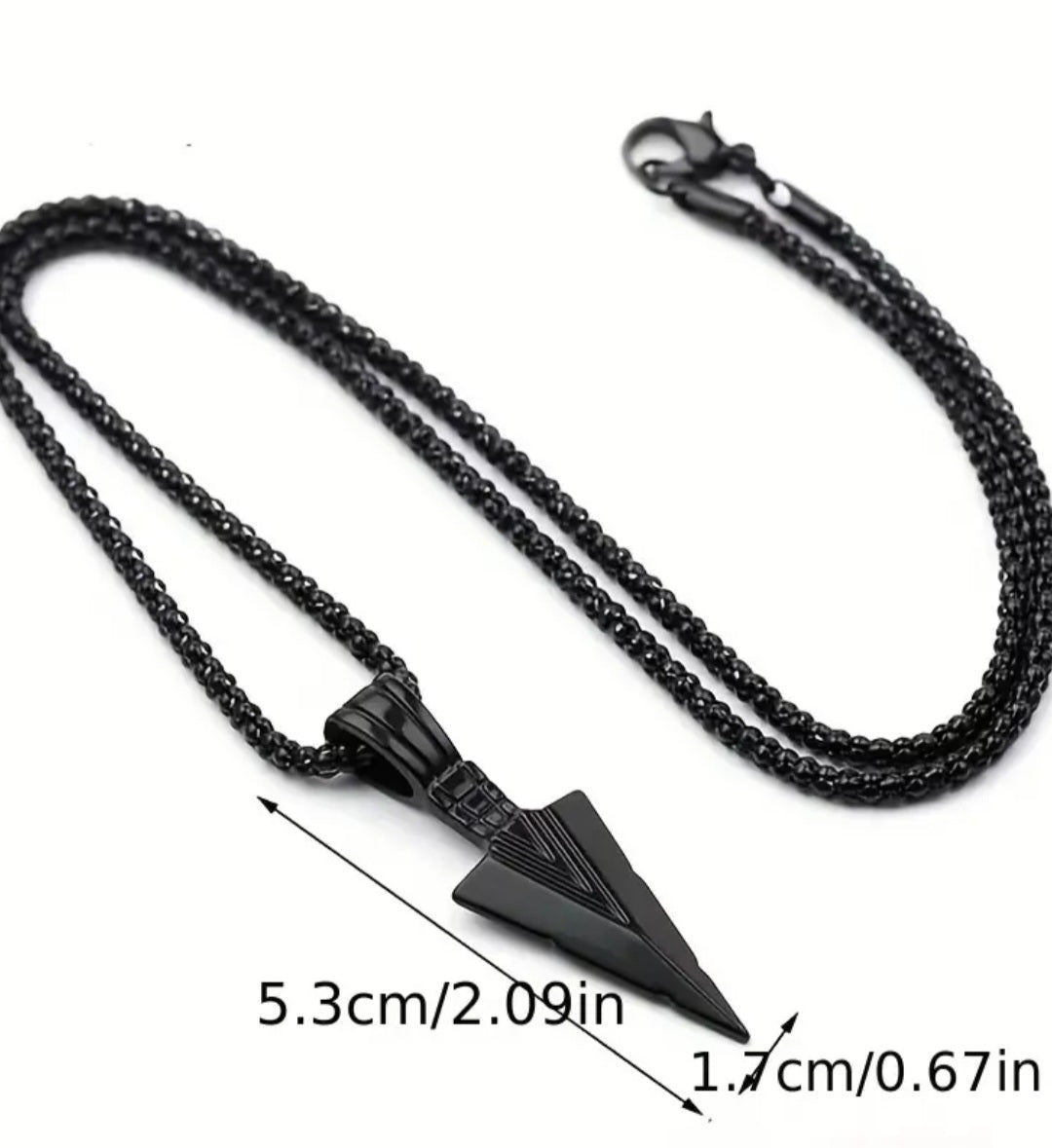 Black Arrow Necklace